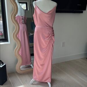 NWT Milly Elegant Rose Gold Satin Dress